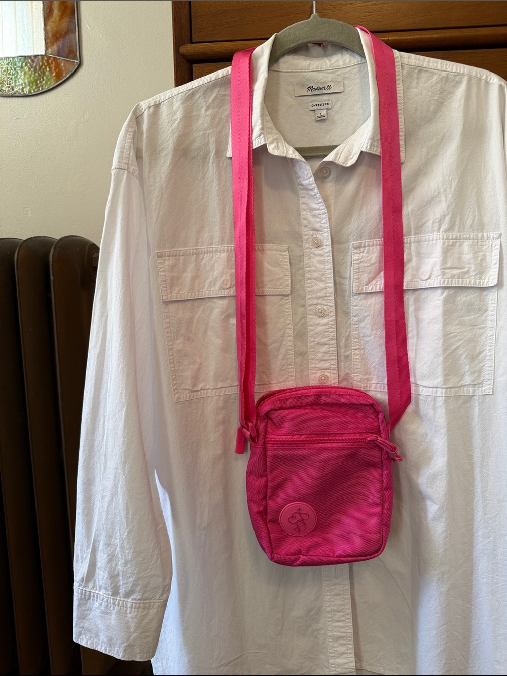 Baboon to the Moon Hot Pink Crossbody Sling Day Bag